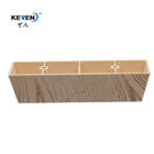 KR-P0383 Bàn chân vuông bằng nhựa cho khung sofa Màu gỗ tự nhiên Chống trơn trượt nhà cung cấp
