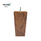 Thay thế chân ghế sofa bằng gỗ hạt gỗ KR-P0186W3, Bàn chân vuông 83 * 58 * 155mm nhà cung cấp