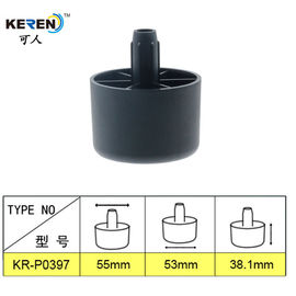 KR-P0397 chống trượt ghế dài nhựa chân thay thế trên 1.5 inch đường kính 55mm nhà cung cấp